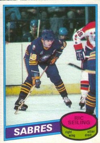 #159 Ric Seiling - Buffalo Sabres - 1980-81 O-Pee-Chee Hockey