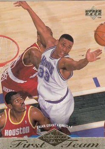 #159 Brian Grant - Sacramento Kings - 1995-96 Upper Deck Basketball
