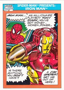 #159 Iron Man - 1990 Impel Marvel Universe