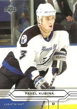 #159 Pavel Kubina - Tampa Bay Lightning - 2004-05 Upper Deck Hockey