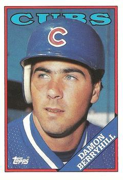 #15T Damon Berryhill - Chicago Cubs - 1988 Topps Traded Baseball