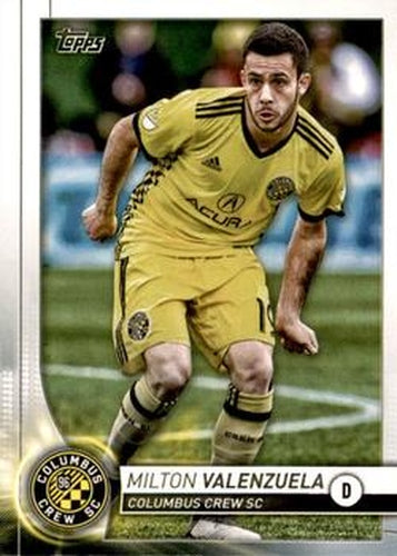 #15 Milton Valenzuela - Columbus Crew SC - 2020 Topps MLS Soccer