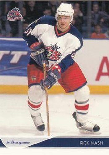#15 Rick Nash - Columbus Blue Jackets - 2003-04 In The Game Toronto Star Hockey