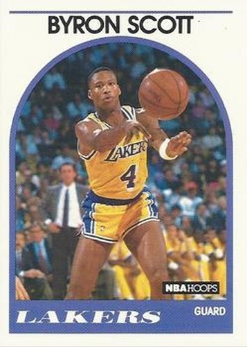 #15 Byron Scott - Los Angeles Lakers - 1989-90 Hoops Basketball