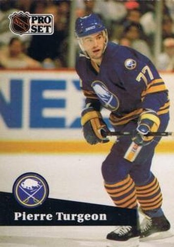 #15 Pierre Turgeon - 1991-92 Pro Set Hockey
