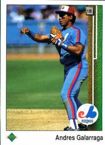 #115 Andres Galarraga - Montreal Expos - 1989 Upper Deck Baseball