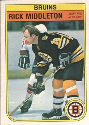 #15 Rick Middleton - Boston Bruins - 1982-83 O-Pee-Chee Hockey