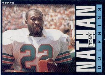 #315 Tony Nathan - Miami Dolphins - 1985 Topps Football