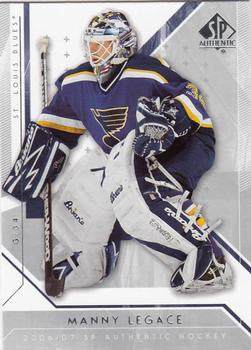 #15 Manny Legace - St. Louis Blues - 2006-07 SP Authentic Hockey