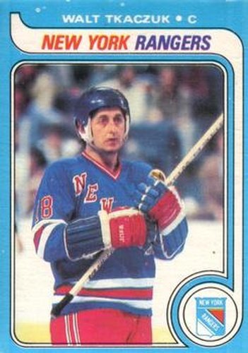 #15 Walt Tkaczuk - New York Rangers - 1979-80 O-Pee-Chee Hockey