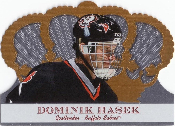 #15 Dominik Hasek - Buffalo Sabres - 2000-01 Pacific Crown Royale Hockey