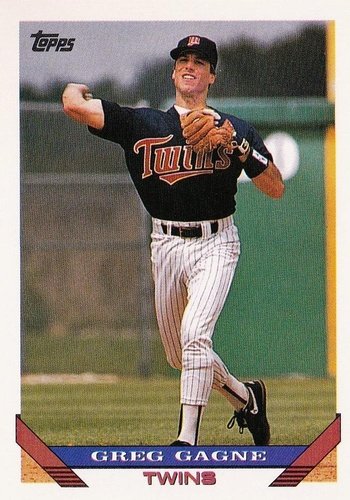 #715 Greg Gagne - Minnesota Twins - 1993 Topps Baseball