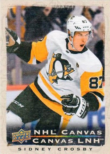 #C-15 Sidney Crosby - Pittsburgh Penguins - 2020-21 Upper Deck Tim Hortons Hockey - NHL Canvas