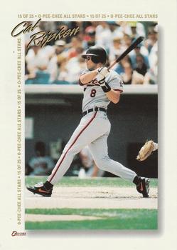 #15 Cal Ripken Jr. - Baltimore Orioles - 1994 O-Pee-Chee Baseball - All-Star Redemptions