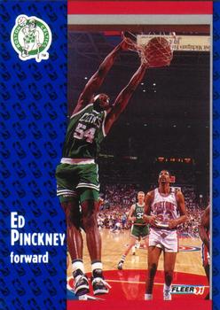 #15 Ed Pinckney - Boston Celtics - 1991-92 Fleer Basketball