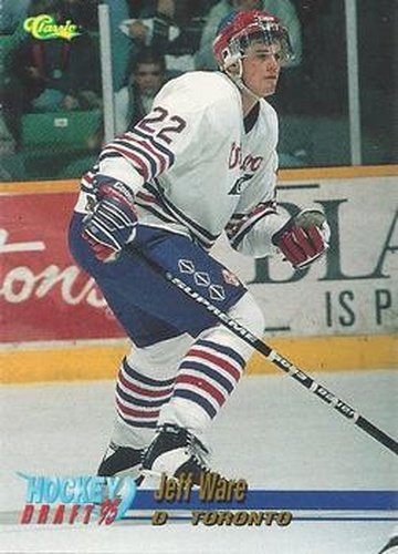 #15 Jeff Ware - Toronto Maple Leafs - 1995 Classic Hockey