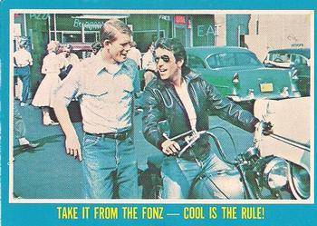 #15 Take It From The Fonz - Cool Is The Rule! - 1976 O-Pee-Chee Happy Days