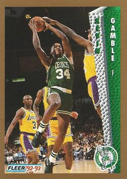 #15 Kevin Gamble - Boston Celtics - 1992-93 Fleer Basketball