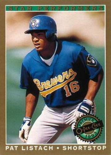 #15 Pat Listach - Milwaukee Brewers - 1993 O-Pee-Chee Premier Baseball - Star Performers