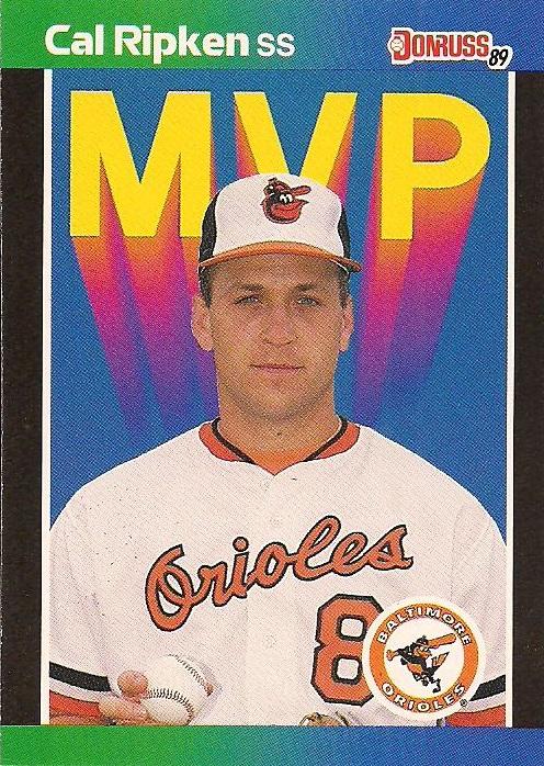 #BC-15 Cal Ripken - Baltimore Orioles - 1989 Donruss Baseball - Bonus MVP's