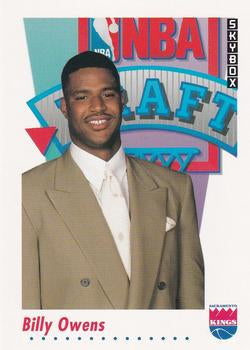 #515 Billy Owens - Golden State Warriors - 1991-92 SkyBox Basketball