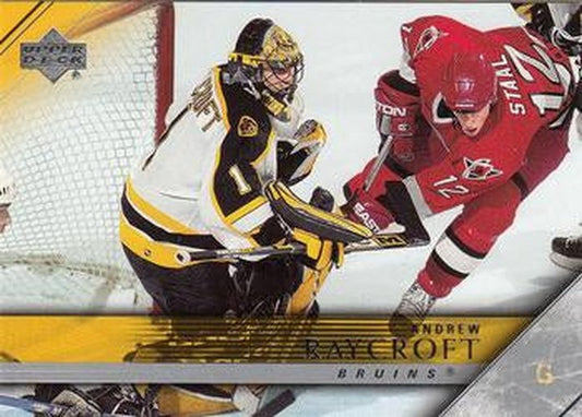 #15 Andrew Raycroft - Boston Bruins - 2005-06 Upper Deck Hockey
