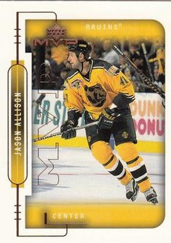 #15 Jason Allison - Boston Bruins - 1999-00 Upper Deck MVP Hockey