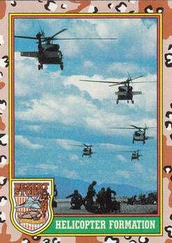 #15 Helicopter Formation - 1991 Topps Desert Storm