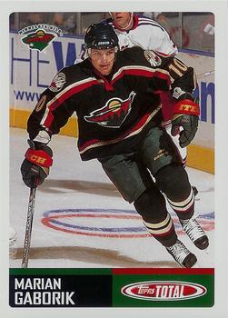 #TTC15 Marian Gaborik - Minnesota Wild - 2002-03 Topps Total Hockey - Team Checklists