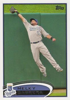 #15 Melky Cabrera - Kansas City Royals - 2012 Topps Baseball