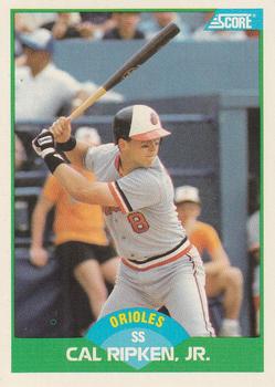 #15 Cal Ripken Jr. - Baltimore Orioles - 1989 Score Baseball
