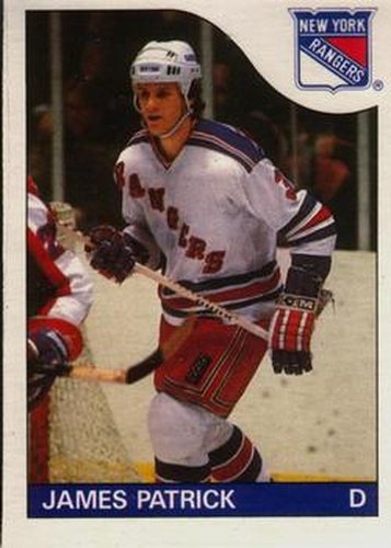 #15 James Patrick - New York Rangers - 1985-86 O-Pee-Chee Hockey