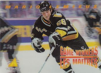 #McD-15 Mario Lemieux - Pittsburgh Penguins - 1995-96 Pinnacle McDonald's Game Winners Hockey