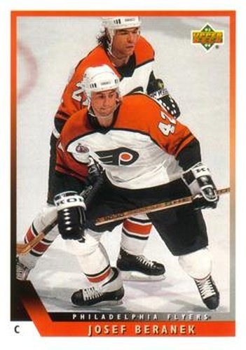 #15 Josef Beranek - Philadelphia Flyers - 1993-94 Upper Deck Hockey