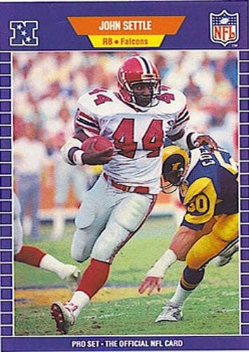 #15 John Settle - Atlanta Falcons - 1989 Pro Set Football