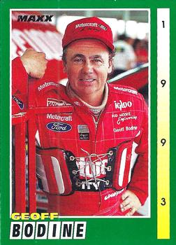 #15 Geoff Bodine - Bud Moore Engineering - 1993 Maxx Racing