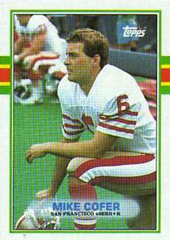 #15 Mike Cofer - San Francisco 49ers - 1989 Topps Football