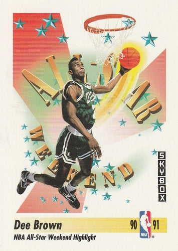 #315 Dee Brown - Boston Celtics - 1991-92 SkyBox Basketball