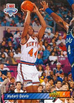 #15 Hubert Davis - New York Knicks - 1992-93 Upper Deck Basketball