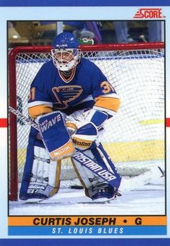 #15 Curtis Joseph - St. Louis Blues - 1990-91 Score Young Superstars Hockey