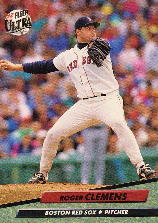 #15 Roger Clemens - Boston Red Sox - 1992 Ultra Baseball