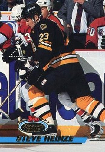 #15 Steve Heinze - Boston Bruins - 1993-94 Stadium Club Hockey