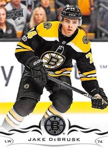 #15 Jake DeBrusk - Boston Bruins - 2018-19 Upper Deck Hockey