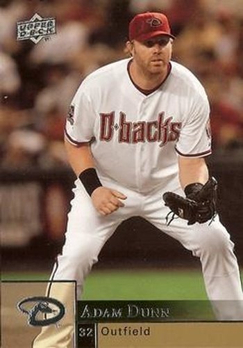 #15 Adam Dunn - Arizona Diamondbacks - 2009 Upper Deck Baseball