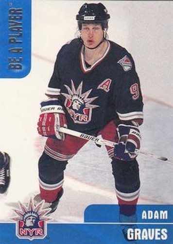 #15 Adam Graves - New York Rangers - 1999-00 Be a Player Memorabilia Hockey