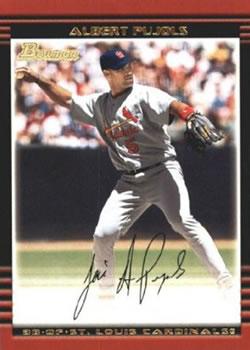 #15 Albert Pujols - St. Louis Cardinals - 2002 Bowman Baseball