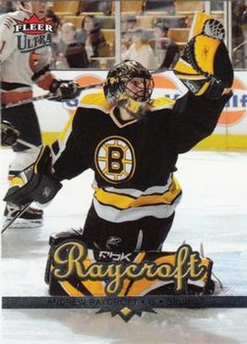#15 Andrew Raycroft - Boston Bruins - 2005-06 Ultra Hockey
