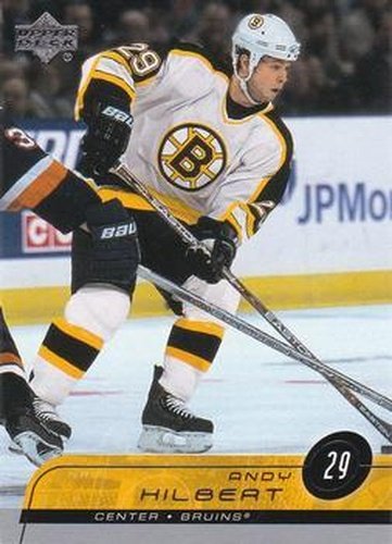#15 Andy Hilbert - Boston Bruins - 2002-03 Upper Deck Hockey