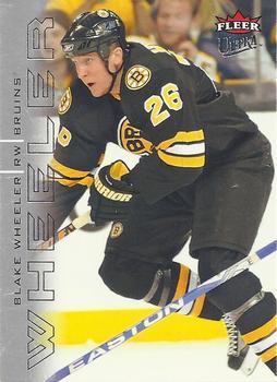 #15 Blake Wheeler - Boston Bruins - 2009-10 Ultra Hockey