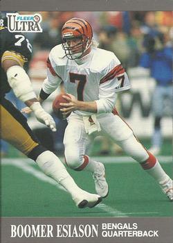 #15 Boomer Esiason - Cincinnati Bengals - 1991 Ultra Football